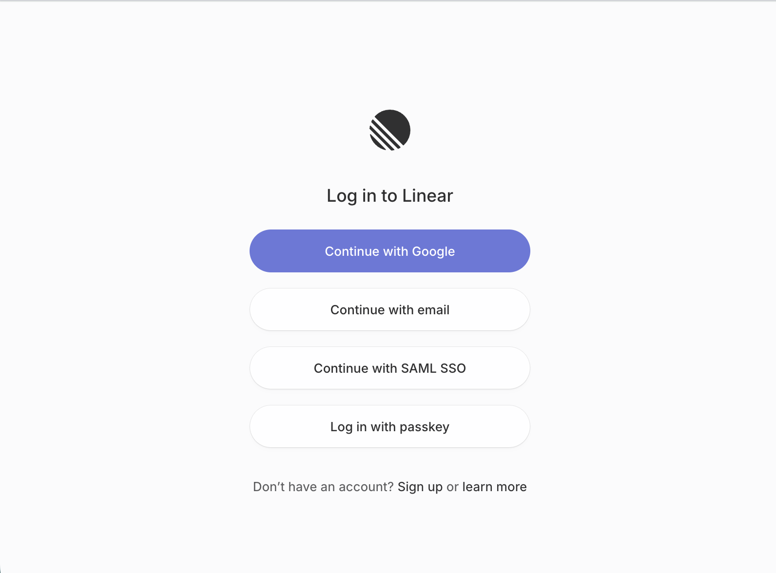Linear OAuth authorization screen