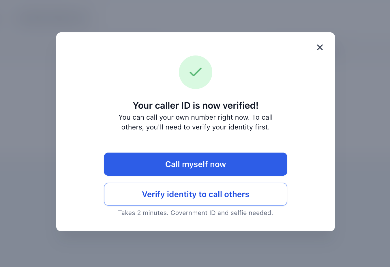 Phone number verification